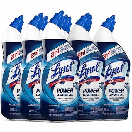 Reckitt Benckiser Toilet Bowl Cleaner, 24oz, , Blue, 9PK RAC98012CT